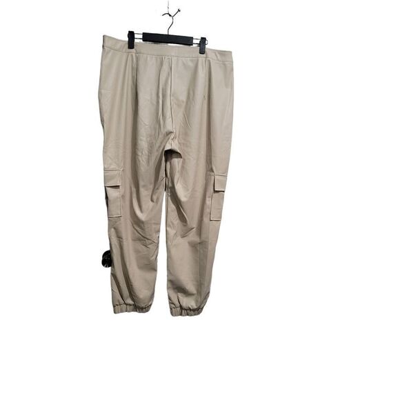 Faux Leather Joggers - Picture 3 of 8